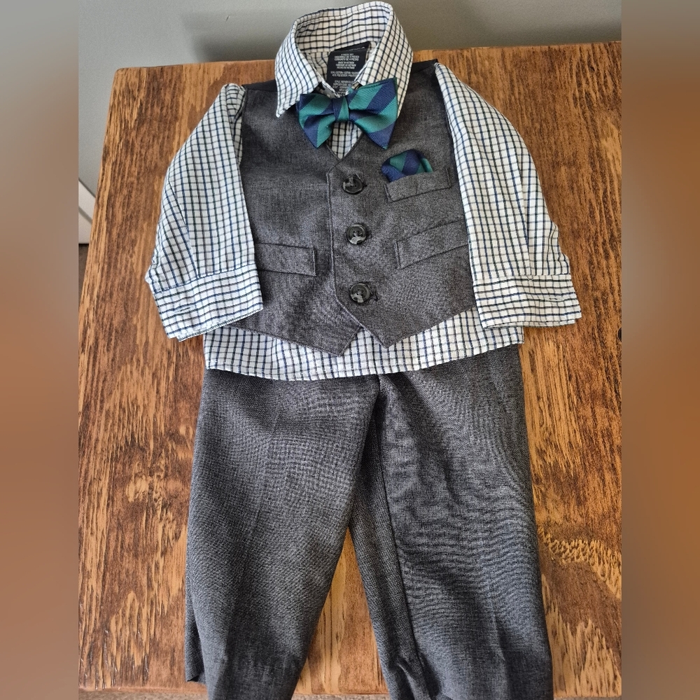 Nautica Gray and Blue Kids Matching Set